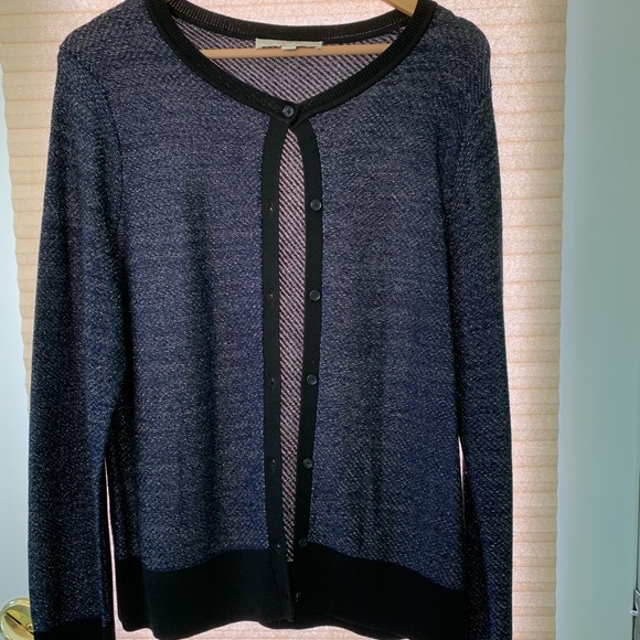 LOFT Sweaters - Women’s lightweight Navy Blue Soft Sweater Cotton/Rayon blend